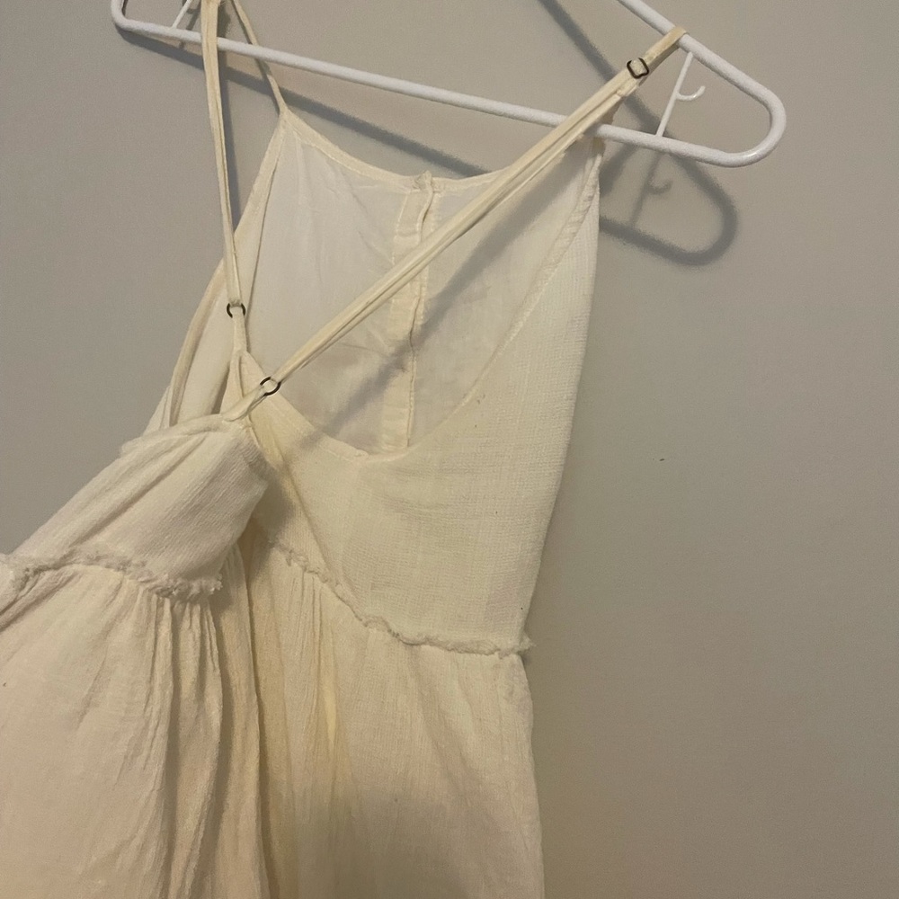 O’Neill tiered cream cotton sun dress - Picture 3 of 6